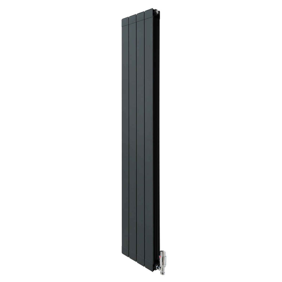 Radiateur en Aluminium & Valves - 1800mm x 315mm – Gris Anthracite