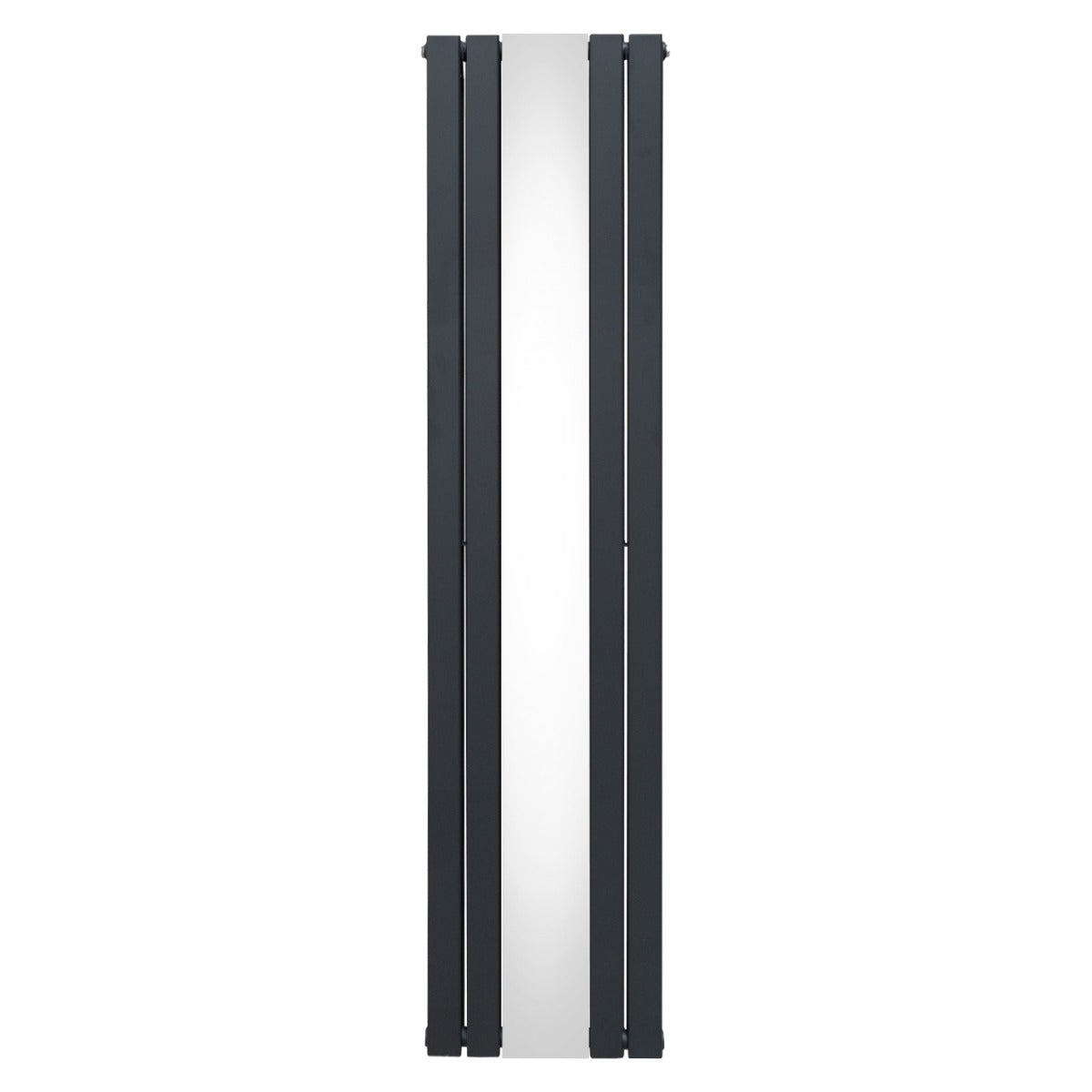 Radiateur Plat avec Miroir - 1800mm x 425mm – Gris Anthracite