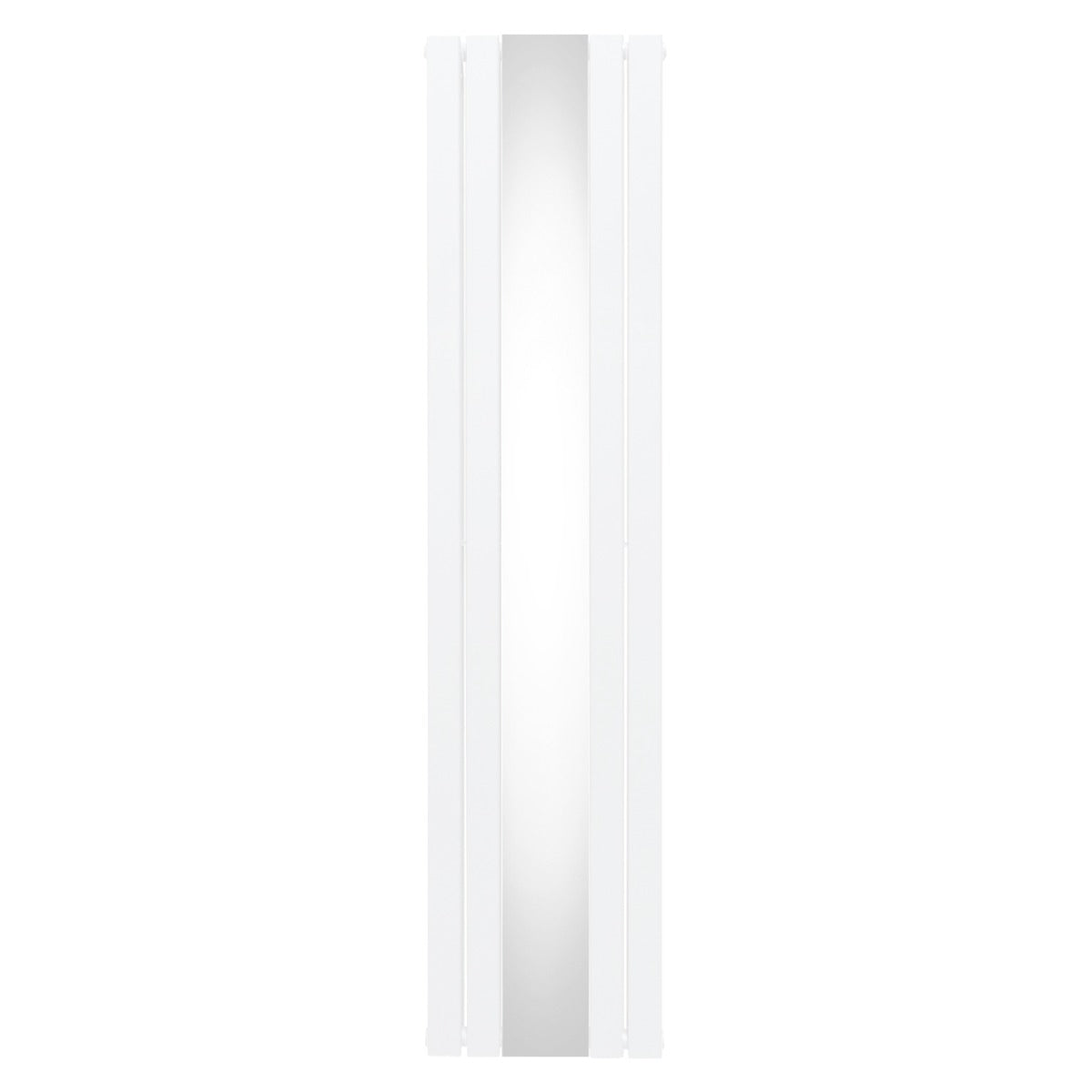 Radiateur Plat avec Miroir - 1800mm x 425mm – Blanc