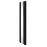 Radiateur à Colonne Ovale avec Miroir - 1800mm x 380mm – Gris Anthracite