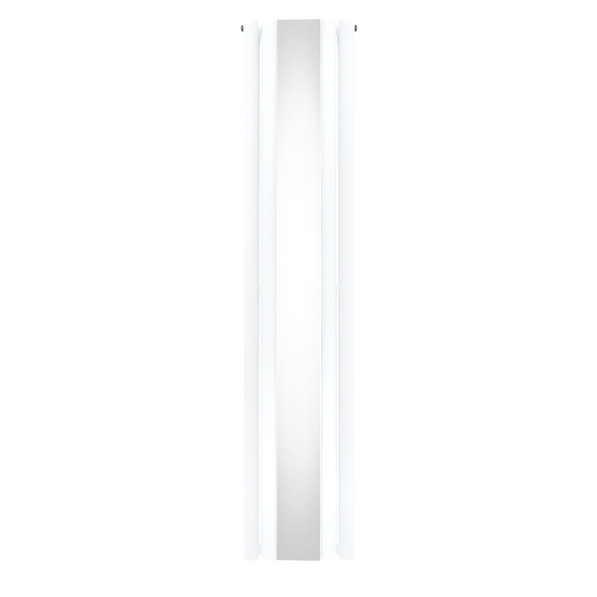 Radiateur à Colonne Ovale avec Miroir - 1800mm x 380mm – Blanc
