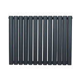 Radiateur à Colonne Ovale - 600mm x 780mm – Gris Anthracite