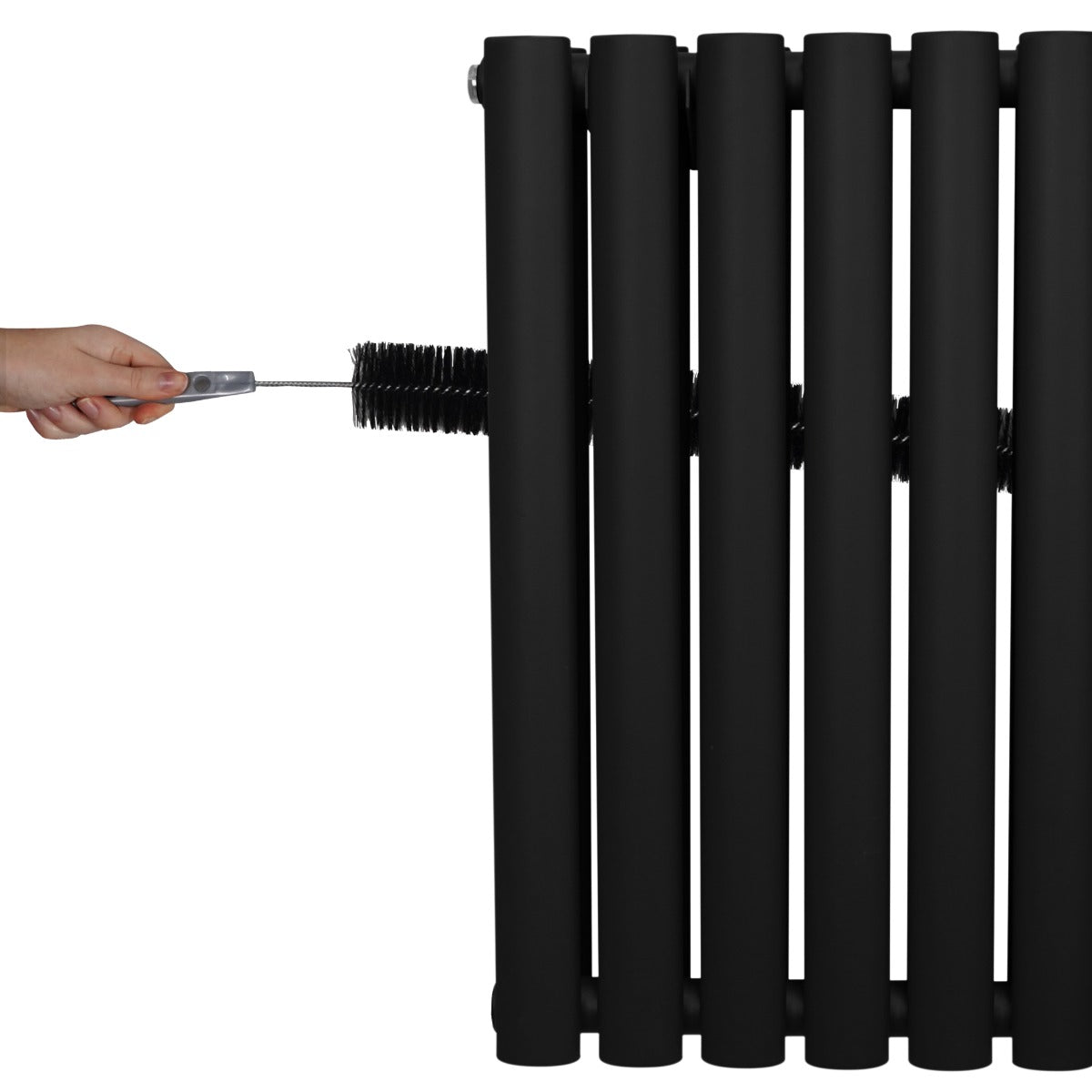 Radiateur à Colonne Ovale - 600mm x 780mm – Noir