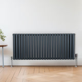 Radiateur à Colonne Ovale - 600mm x 1440mm – Gris Anthracite