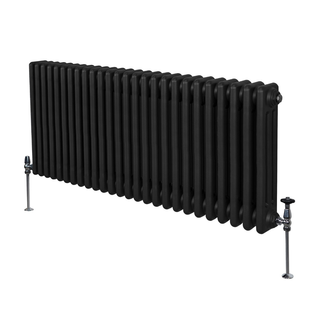 Radiateur Traditionnel à Triple Colonne – 600 x 1192 mm – Noir