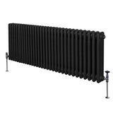 Radiateur Traditionnel à Triple Colonne – 600 x 1462 mm – Noir