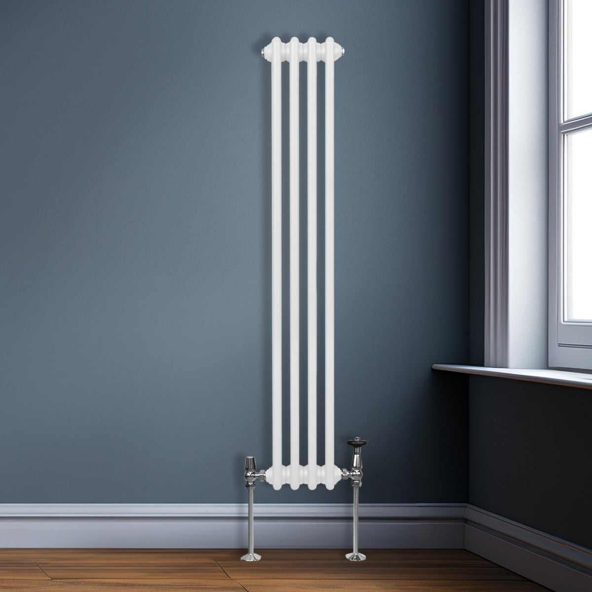 Radiateur Traditionnel à Triple Colonne – 1500 x 202 mm – Blanc