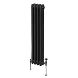 Radiateur Traditionnel à Triple Colonne – 1500 x 202 mm – Noir