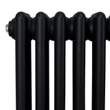 Radiateur Traditionnel à Triple Colonne – 1500 x 202 mm – Noir