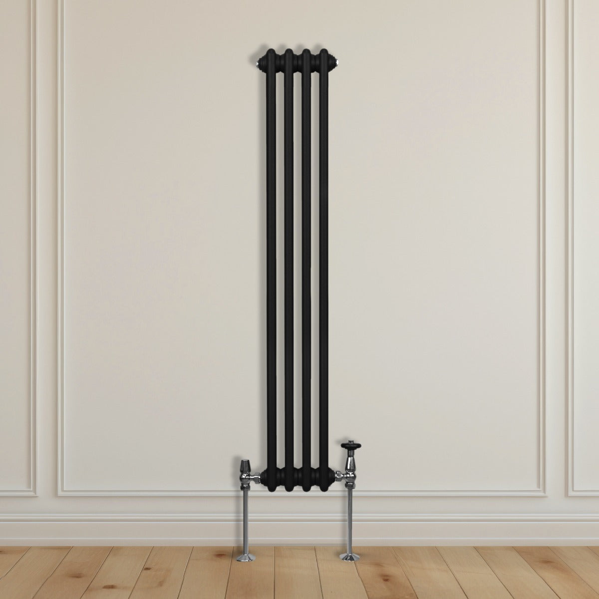 Radiateur Traditionnel à Triple Colonne – 1500 x 202 mm – Noir