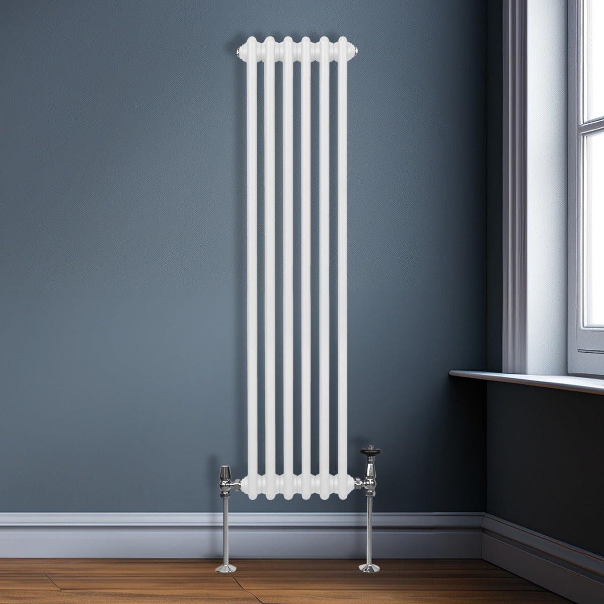 Radiateur Traditionnel à Triple Colonne – 1500 x 292 mm – Blanc