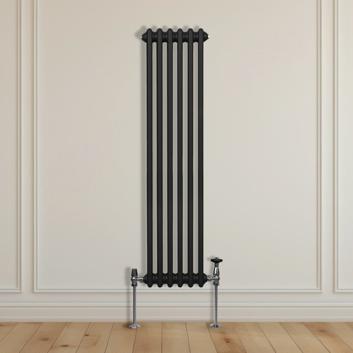 Radiateur Traditionnel à Triple Colonne – 1500 x 292 mm – Noir