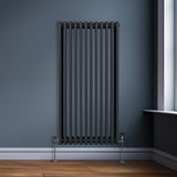 Radiateur Traditionnel à Triple Colonne – 1500 x 562 mm – Gris Anthracite