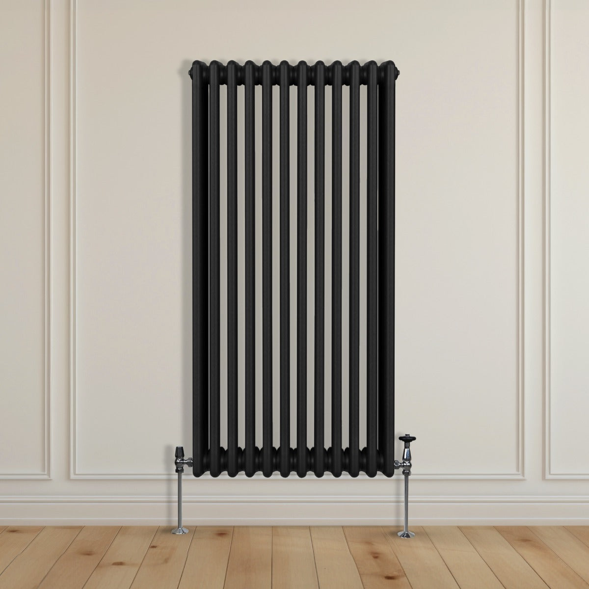 Radiateur Traditionnel à Triple Colonne – 1500 x 562 mm – Noir