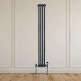 Radiateur Traditionnel à Triple Colonne – 1800 x 202 mm – Gris Anthracite