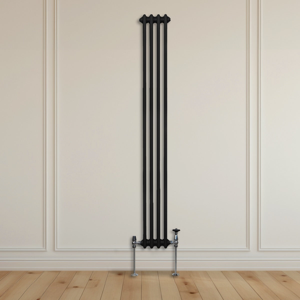 Radiateur Traditionnel à Triple Colonne – 1800 x 202 mm – Noir