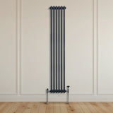 Radiateur Traditionnel à Triple Colonne – 1800 x 292 mm – Gris Anthracite