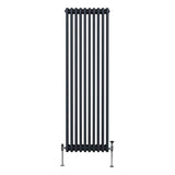 Radiateur Traditionnel à Triple Colonne – 1800 x 472 mm – Gris Anthracite