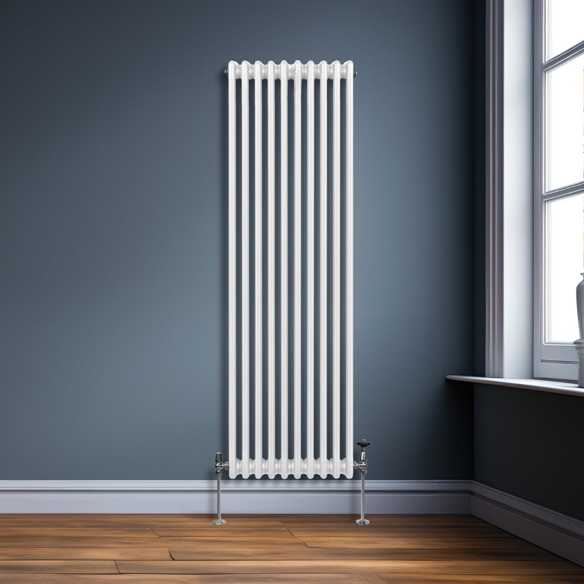 Radiateur Traditionnel à Triple Colonne – 1800 x 472 mm – Blanc