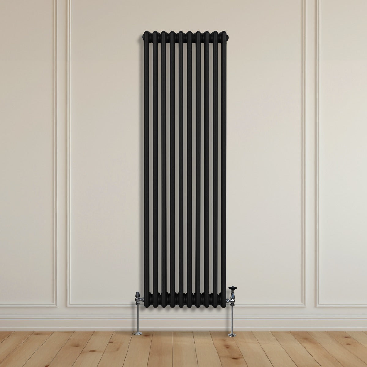 Radiateur Traditionnel à Triple Colonne – 1800 x 472 mm – Noir