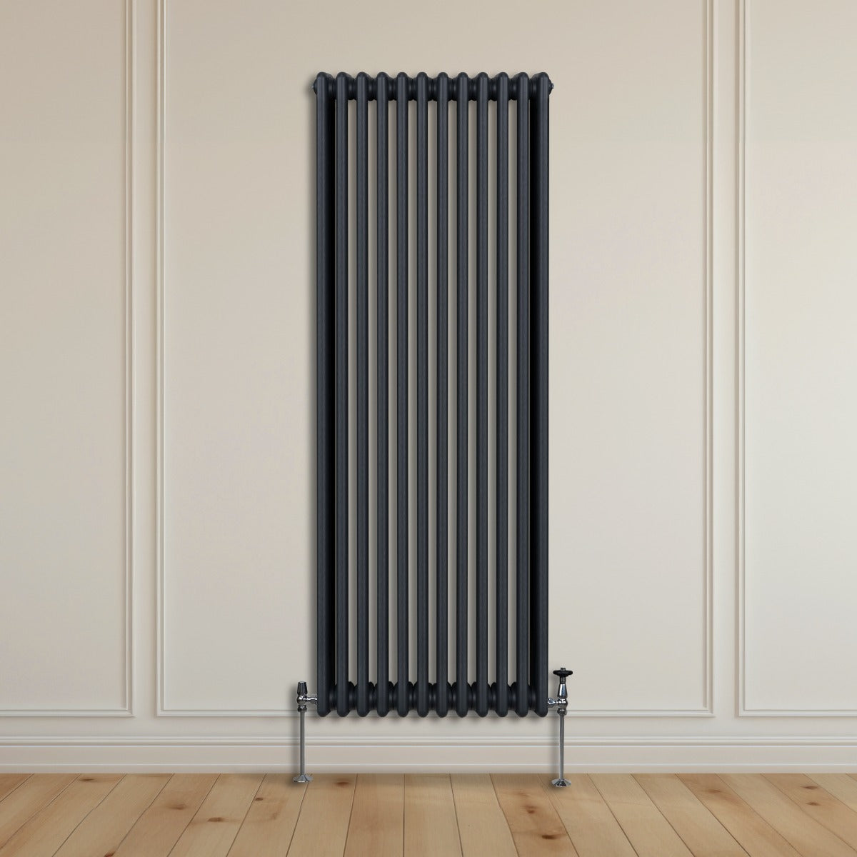 Radiateur Traditionnel à Triple Colonne – 1800 x 562 mm – Gris Anthracite