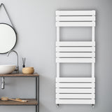 Radiateur Sèche-Serviettes à Panneau Plat – 1200mm x 450mm – Blanc