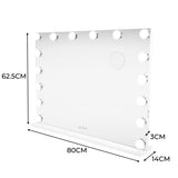 Miroir LED Bluetooth - 80 x 60cm