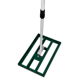 Ensemble 2-en-1 Scarificateur et Niveleur de Pelouse de 50 cm - Vert