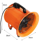 MAXBLAST Ventilateur Industriel 300mm 550W 110V avec conduit de 12m