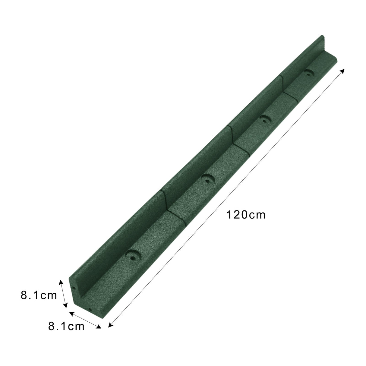 Bordures de Pelouse Flexibles 1.2m Vert x 14