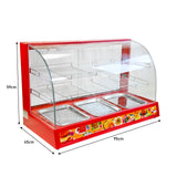 KuKoo Vitrine Chauffe-Plats Électrique 90cm