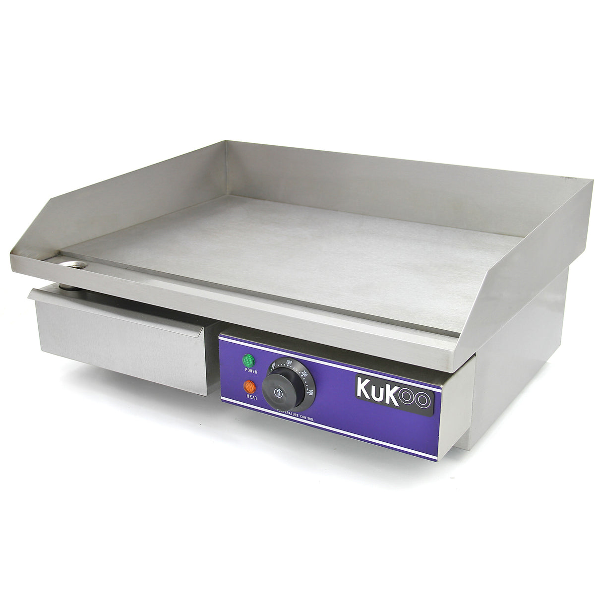 KuKoo Plaque de Cuisson Professionnelle Inox de 50cm