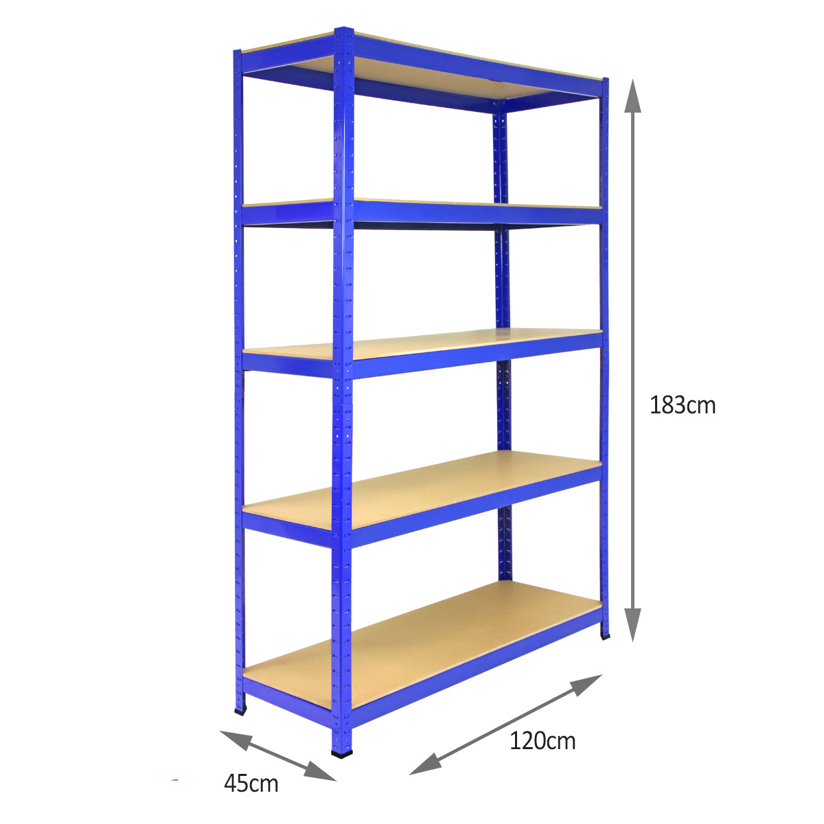 3 x T-Rax 1200mm x 450mm x 1800mm Bleu