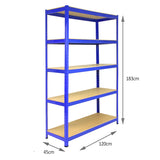 3 x T-Rax 1200mm x 450mm x 1800mm Bleu