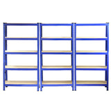 10 x Monster Racking T-Rax Rayonnage Étagère Robuste, Bleu, 75cm L, 30cm P