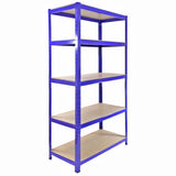 Monster Racking 10 Rayonnages T-Rax en Acier Sans Boulons Bleus 90cm x 45cm x 182,5cm