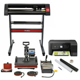 PixMax Presse 5 en 1, Plotter Découpe Vinyl, Imprimante, Kit Outils de Traçage