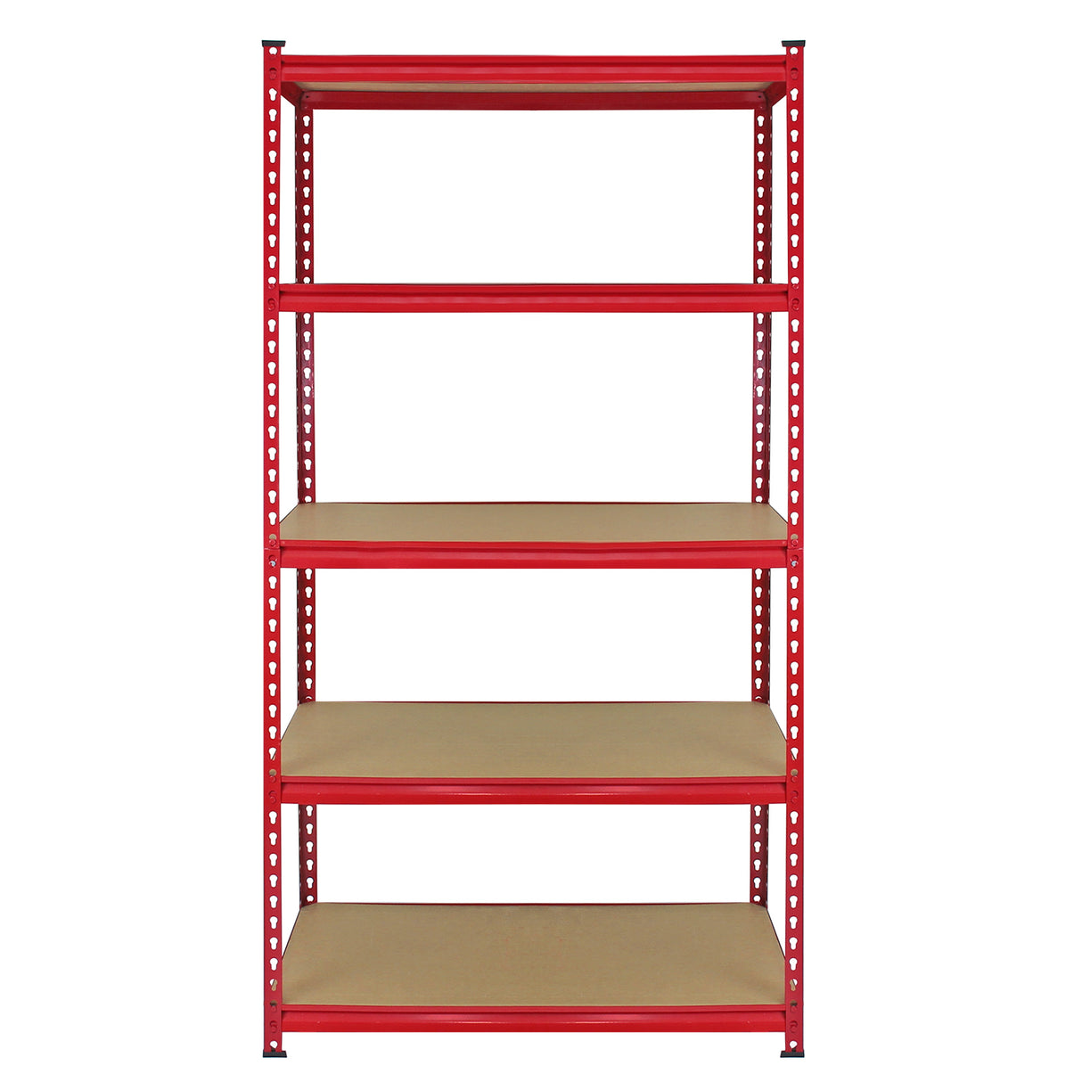 Monster Racking 10 Rayonnages Z-Rax en Acier Sans Boulons Rouges 90cm x 183cm x 45cm