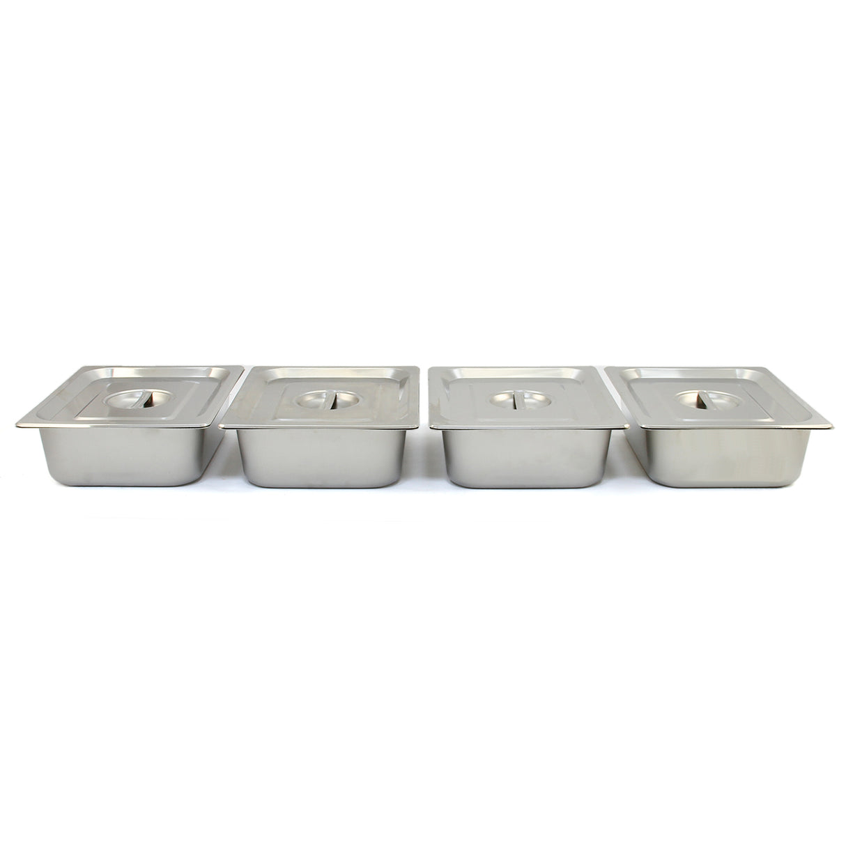 KuKoo Vitrine Bain Marie Professionnel à 4 Bacs