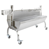 KuKoo Rôtissoire INOX pour 90kg de Viandes avec Grill de Rôtissage