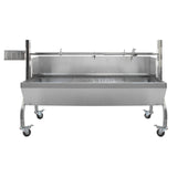 KuKoo Rôtissoire INOX pour 90kg de Viandes avec Grill de Rôtissage