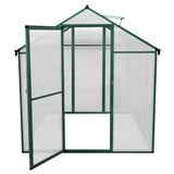 Serre de Jardin en Polycarbonate Verte - 180 x 180 cm