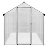 Serre de Jardin en Polycarbonate Grise - 180 x 180 cm