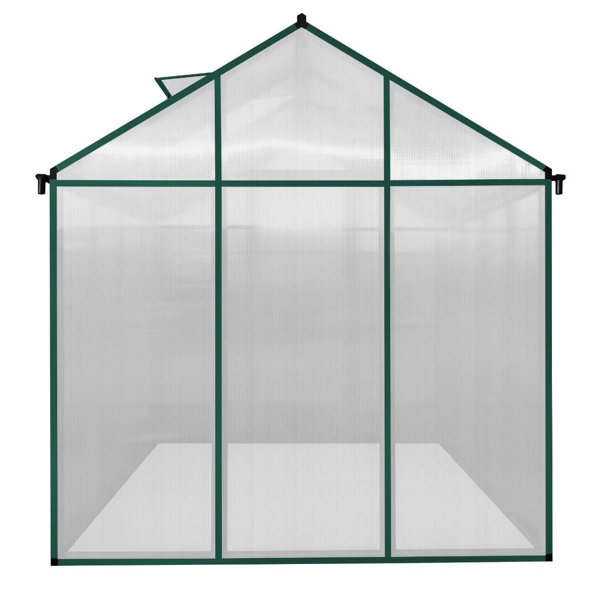 Serre de Jardin en Polycarbonate Verte - 180 x 240 cm