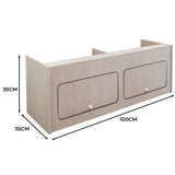 Armoire de Rangement MDF pour Camping-Car  – 100cm x 35cm x 35cm