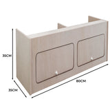 Armoire de Rangement MDF pour Camping-Car  – 80cm x 35cm x 35cm