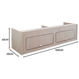 Armoire de Rangement MDF pour Camping-Car  – 100cm x 25cm x 25cm