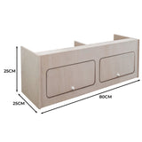 Armoire de Rangement MDF pour Camping-Car – 80cm x 25cm x 25cm