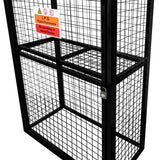 Cage Métallique Bouteilles de Gaz - 57 x 116 x 184cm