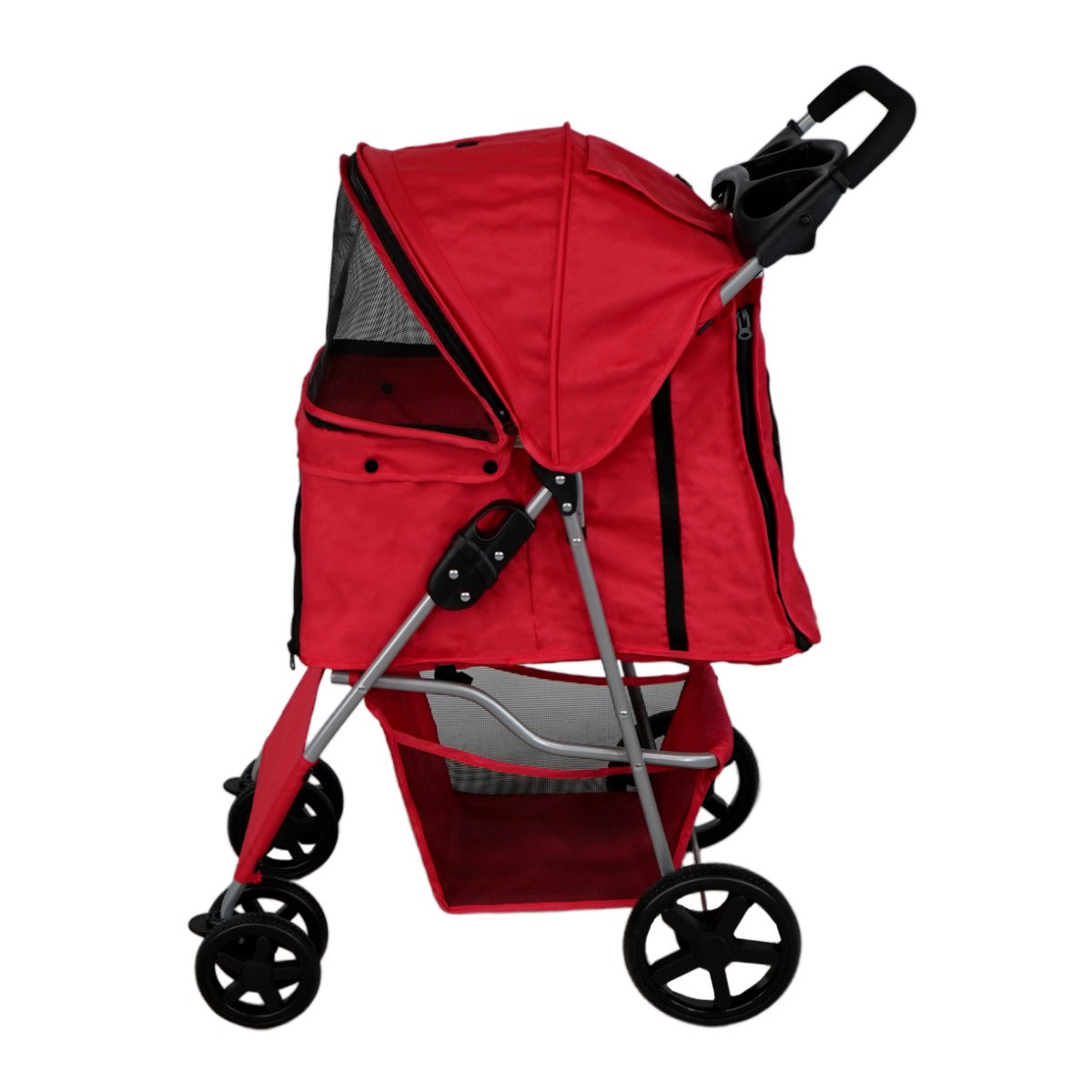 Poussette pour Animal de Compagnie – Rouge